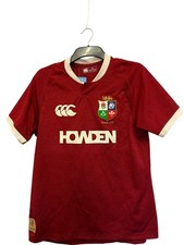 Canterbury British Lions Rugby Jersey Men's Medium Red Short Sleeve Embroidered