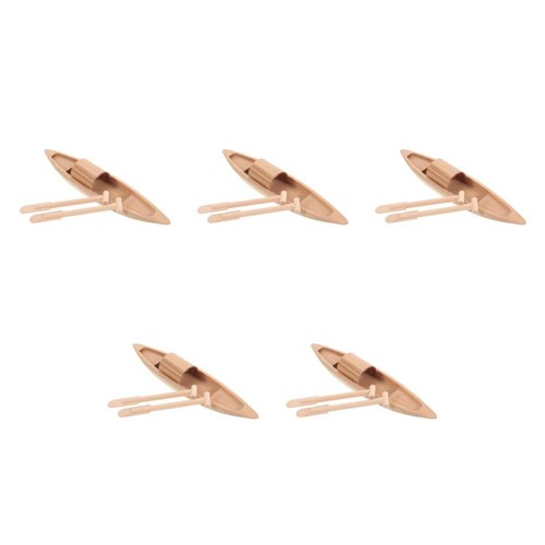 5pcs mini wood canoe - mini,