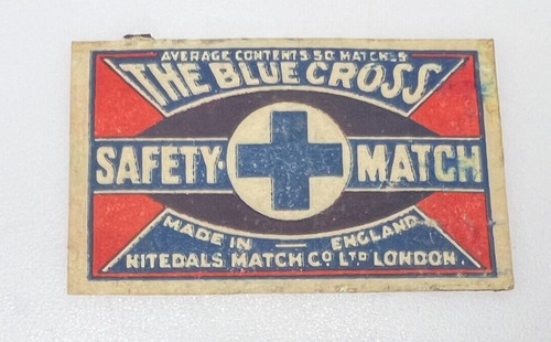 Vintage british matchbox label - british,