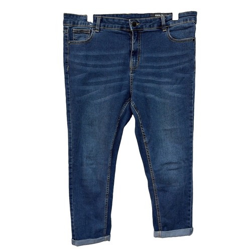 Blue denim pedal pusher - denim,