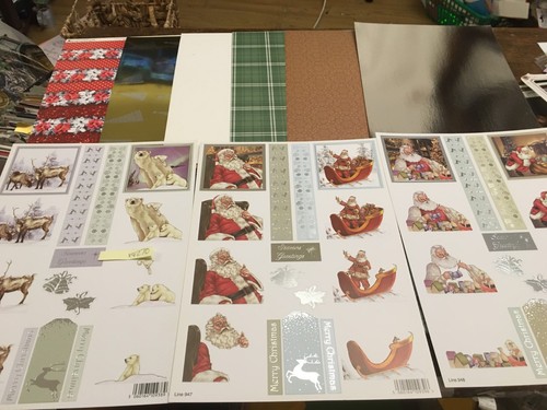 Christmas decoupage - 3d,