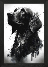 Flat Coated Retriever Ink