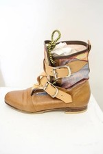 Vivienne Westwood Worlds End Seditionaries Boots UK Flag Camel 24.5cm Pre-owned
