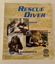 PADI Rescue Diver Manual Book Very Good Condition From Pet And Smoke Free Home