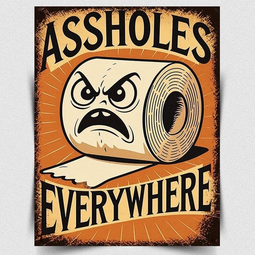 Assholes everywhere funny rude - assholes,