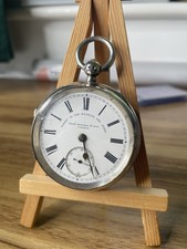 Thos Russell & Son Makers To Queen antique Silver 1899 Pocket Watch Working Orig