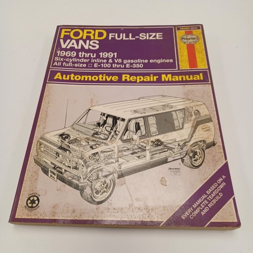 Haynes ford full size vans - size,