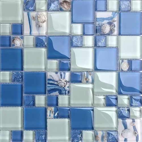 11pcs glass crystal mosaic - 11pcs,