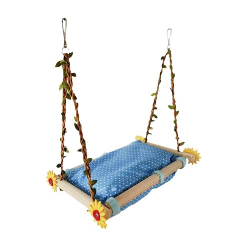 Bird parrot cage hammock wood - bird,