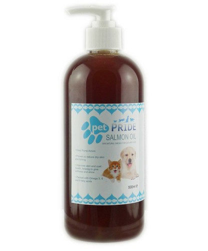 Salmon oil dogs cats ferrets - salmon,