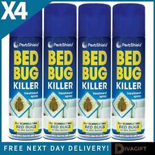 4 x BED BUG KILLER SPRAY 200ML