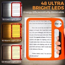 5X 10X Magnifier With 3 Light Mode Handheld Book Page Reading Magnifying Glass