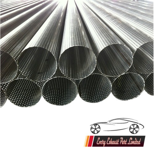 Perforated exhaust tube all - tube,