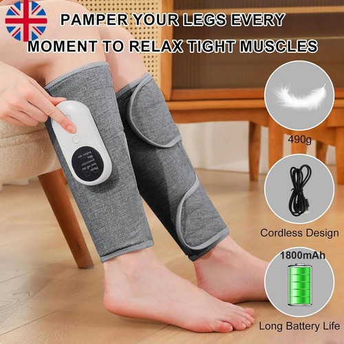 Leg massager heated - leg, air