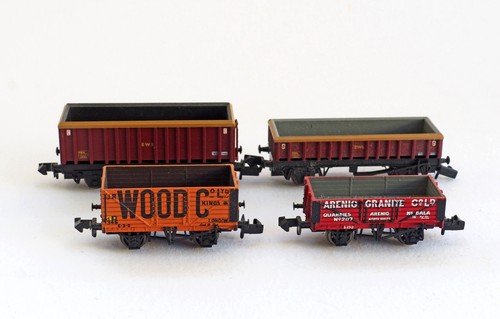 Gauge wagons open plank - n,