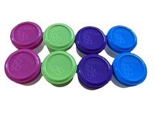 4 x Sistema Dressing Pots To Go 35ml Snack & Dip Food Containers Tubs with Lids