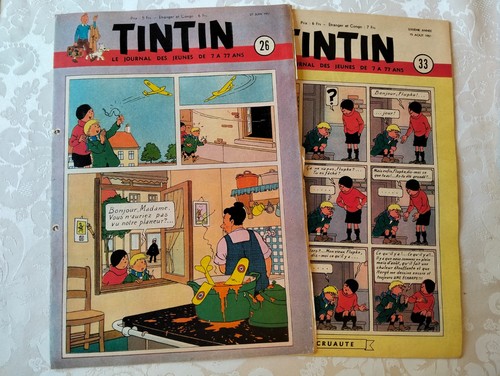 Tintin magazine 1951 - tintin,
