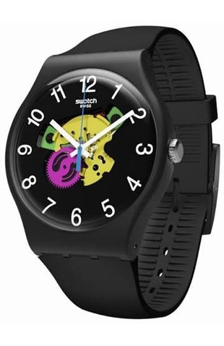Swatch watch gent - gent, patchwork