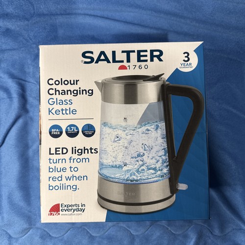 Salter glass kettle cordless - salter,