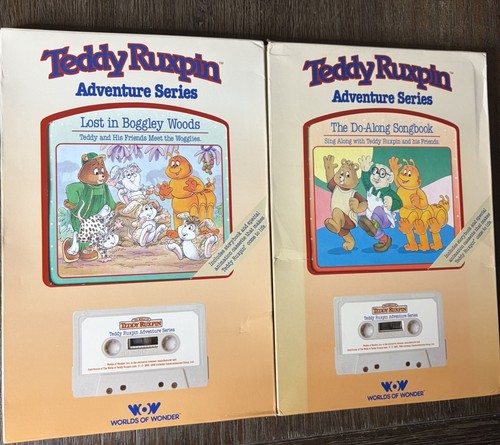 Vintage teddy ruxpin book and - book,