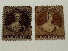 NZ Chalon 6d — Dark & Light