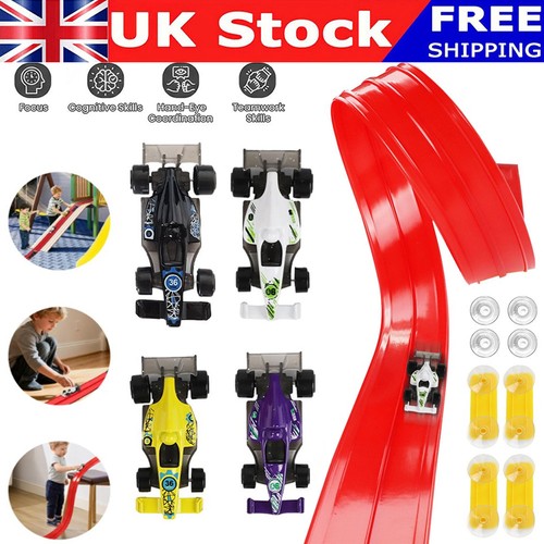 Flexible race car track - race,