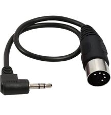 LOKEKE 5 Pin DIN MIDI Cable, MIDI DIN 5 Pin Male to 3.5mm 1/8inch