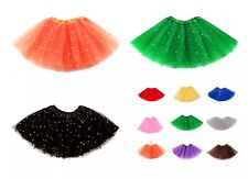 Kids Tutu Skirt Fancy Dress Costume Girl Children Ballet Dance Party (Sparkling)