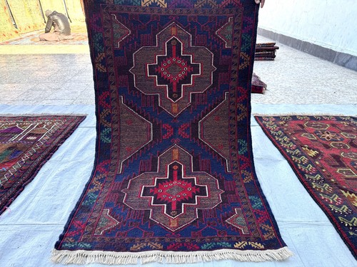 Handwoven afghan medallion - handwoven,