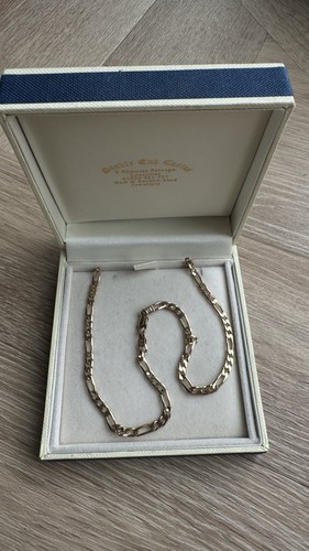 9ct gold figaro - figaro, chain