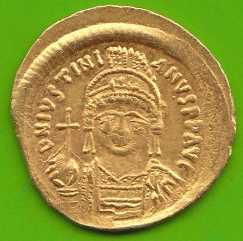 Gold byzanz solidus - gold, 527-565