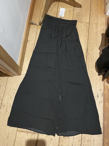Zara black floaty soft palazzo - zara,