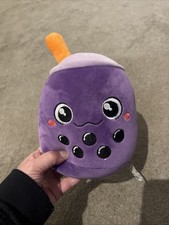 Purple Bubble Tea Squashmallow Plush Toy