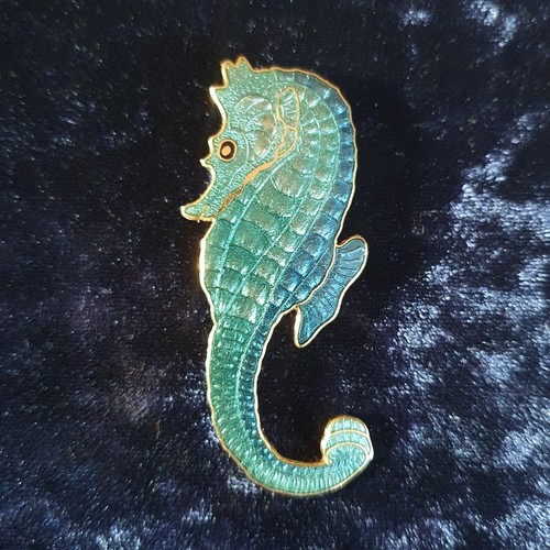 Vintage brooch cloisonne - vintage,