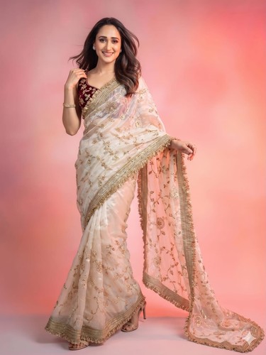 Pure space silk saree gold - silk,