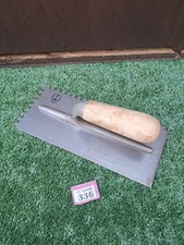 Vintage Ancora Plastering Trowel Wooden Handle. 10 Rivets. Old Tool (#336).