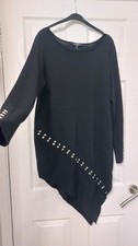 Black Asymmetric Long Sleeve