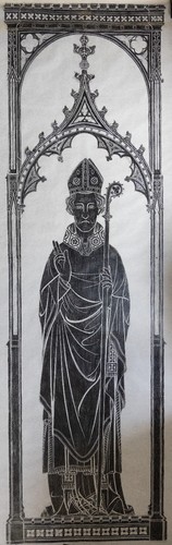 Vintage brass rubbing john - rubbing,