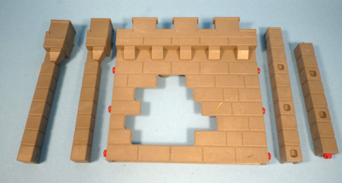 Playmobil castle wall 5x - yn-15,