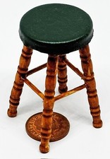 Dolls House Wooden Bar Stool