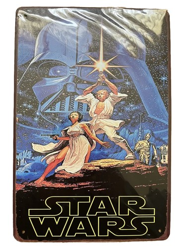 Star wars metal plaque - wars, 20x30