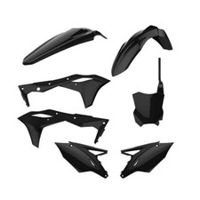 KAWASAKI KXF250 2017 - 2020 POLISPORT PLASTICS KIT BLACK MOTOCROSS