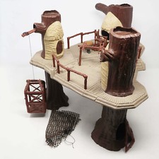 VINTAGE 1983 KENNER STAR WARS RETURN OF THE JEDI ROTJ EWOK VILLAGE PLAYSET RARE