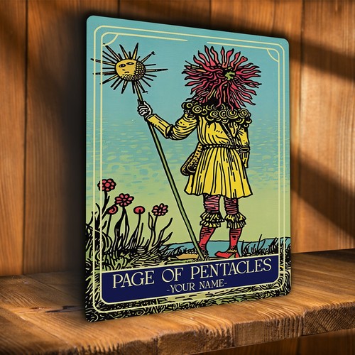Personalised page pentacles - of,
