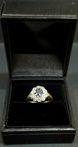 Vihtage 18ct gold saphire - vihtage, and