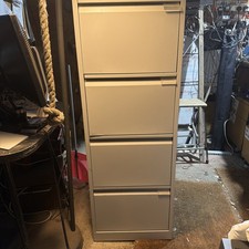 Bisley Grey 4-Drawer Metal