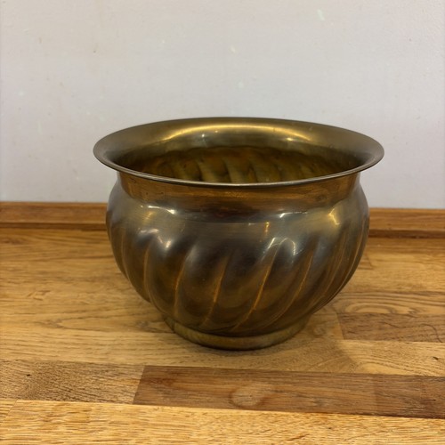 Vintage brass planter plant - vintage,