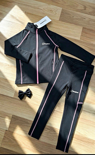 Berghaus girls black pink full - girls, black/pink
