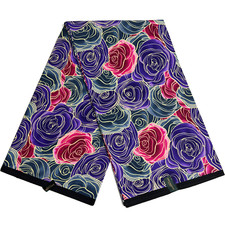 African Fabric Floral Print 6
