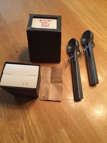 Vintage metal ice - cream, tins